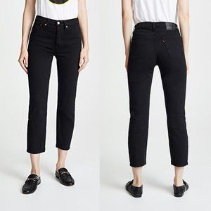 Levi's Wedgie Straight Jeans Black 25